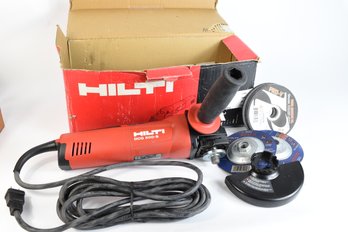 Hilti Right Angle Grinder DCG 500-S With Cutoff Discs