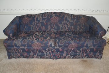 Ethan Allen Traditional Classics Floral Patterned Sofa Couch