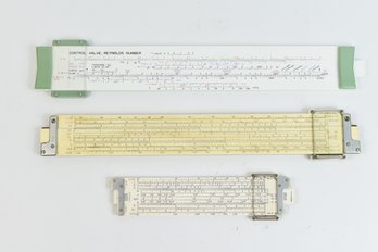Foxboro Flow And Valve Rulers - 3 Total
