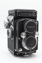 Yashica D 6x6 TLR Film Camera Copal MXV 80mm Lens & Leather Case