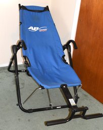 AB Lounge Sport Abdominal Workout Fitness Exercise Blue Lounger Chair Machine