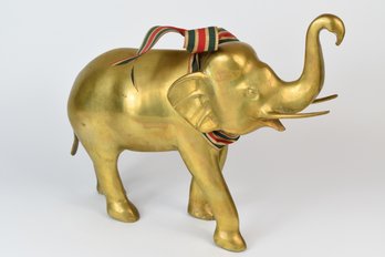 Large Brass Elephant