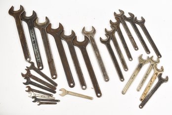 Assorted Lot Of Vintage Hand Wrenches - 25pcs Total