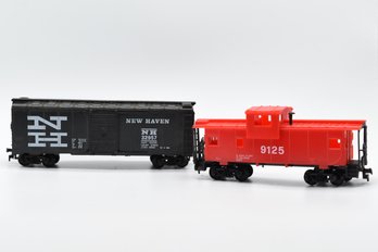 HO Scale Train Cars - 2 Total