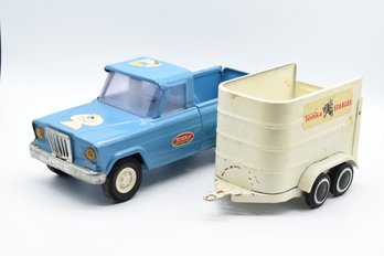 TONKA Jeep Truck & TONKA Stables Trailer