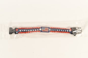 Braided American Flag Bracelet