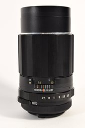 Takumar Asahi Optics Co. 135mm Camera Lens