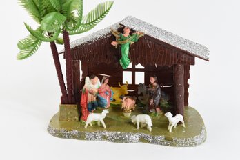 Brite Star Hand Painted Nativity Set