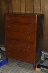 5 Drawer Wood Dresser