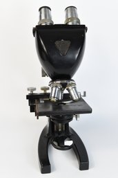 Bausch & Lomb Optical Co. Binocular Microscope With 3 Objectives