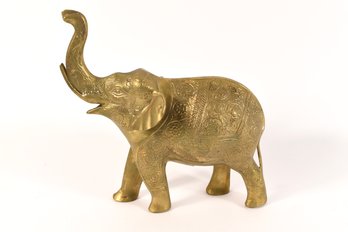 Brass Toned Elephant  Made In Pakistan