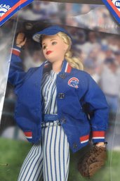 Special Edition Chicago Cubs Barbie Doll W/ COA