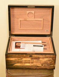 Quality Traders Import Co. Cigar Tabacco Humidor W/ Hygrometer & Humidifier