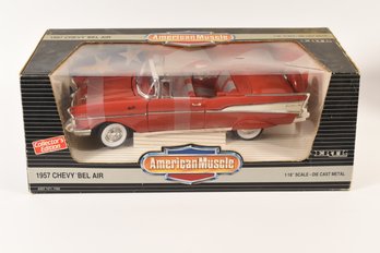 ERTL American Muscle Chevy Bel Air 1:18 Scale Die-cast Model Convertible Car Collector's Edition