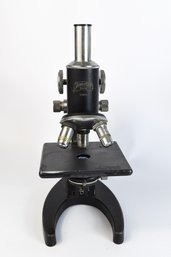 Steindorff & Co. Berlin Monocular Microscope With 3 Objectives