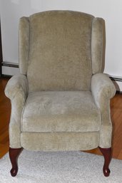 LANE Furniture Plush Recliner With Wooden Legs - #1