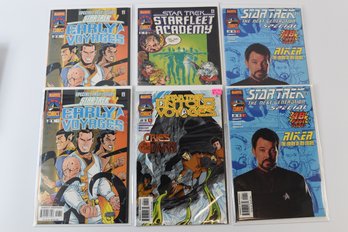 Marvel Comics Star Trek The Next Generation StarFleet Academy Voyages Comic Books - 6 Total