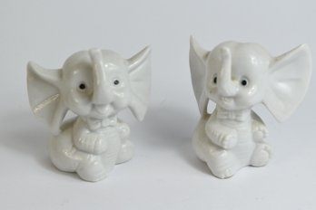 EDSIN Porcelain Elephant Figurines Made In Japan