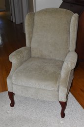 LANE Furniture Plush Recliner With Wooden Legs - #2