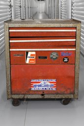 Craftsman 3 Draw Rolling Toolbox With Bottom Cabinet - Loaded With Tools