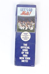 'LETS GO METS' The Official Song Of The New York Mets Cassette Tape