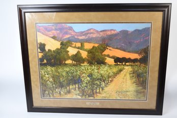 'wine Country' Napa Valley 2012 Framed Landscape Print