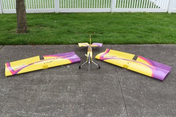 Large Scale Remote Controlled R/C Airplane With Extra Wing 48' Wingspan Futaba  Servos & Magnum XL 52