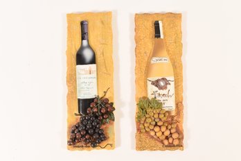 Wine Wall Decor Red & White Wines - 2 Total