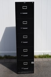 5 Draw Metal Filing Cabinet