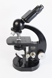 Beck Kassell Monocular Microscope With 3 Objectives Made In Germany