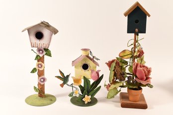 Birdhouse Home Decor - 3 Total