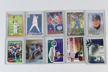 Nolan Ryan Curt Schilling Hideki Matsui Mike Schmidt Ken Griffey Jr. Baseball Cards - 10 Total