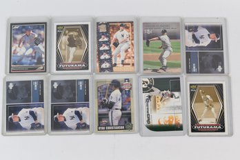 Roger Clemens David Cone Mike Caruso Matt Clement Baseball Cards - 10 Total