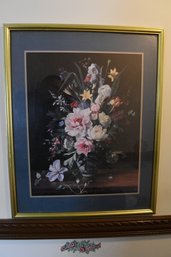 Framed Print Of Flowers In  Vase