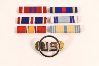 Air-force Ribbons & Pins - 7 Total