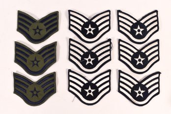 Sergeant Uniform Patches - 9 Total