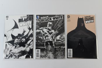 DC Comics Batman Black & White #1-3 Complete Miniseries Comic Books - 3 Total