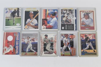 Sammy Sosa Andrew Jones John Olerud Mark McGwire MLB Baseball Cards - 10 Total