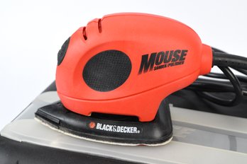 Black & Decker Mouse Hand Palm Sander & Polisher With Hard Case