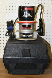 Sears Craftsman 1 1/2HP Double Insulated Router With Hard Case