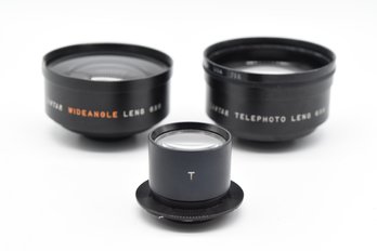 Lentar Telephoto & Wide Angle Lens 6x6 - 3pcs Total