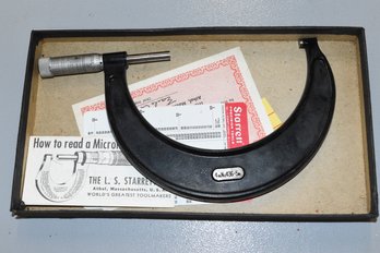 Starrett 4' Micrometer