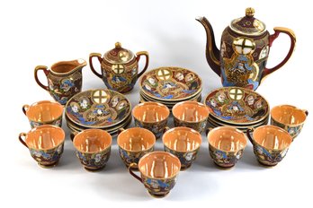 Hand Painted Betteson China Japanese Porcelain Tea Set Made In Occupied Japan - 26pcs Total