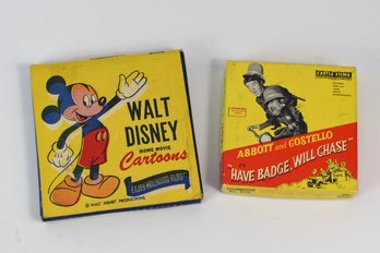 Walt Disney 8mm Home Movie Cartoons & Abbott & Costello