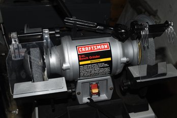 Craftsman 6 Inch Bench Grinder On Aluminum 75th Anniversary Stand