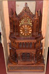 Centerpiece Cathedral-Form Clock - Detail In Every Nook & Cranny!