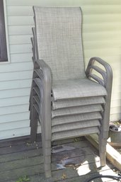 Outdoor Patio Deck Chairs - 6 Total