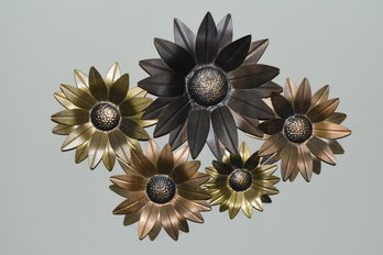 Tin Flower Wall Decor