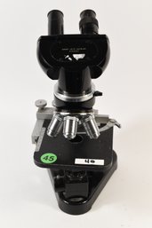 Ernst Leitz Wetzlar Compound Microscope With 4 Objectives