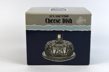 24 Percent Lead Crystal Cheese Dish